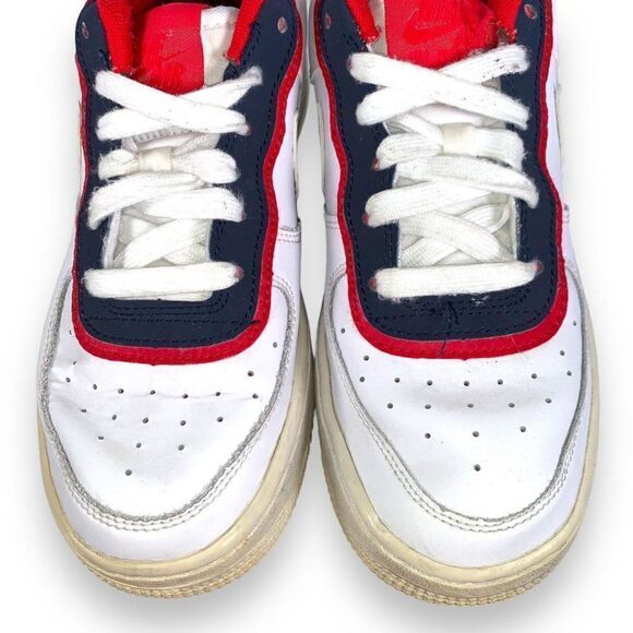 Nike Air Force 1 AF1 LV8 White / Blue / Red BV1084-101 Youth 4.5 Women's 6 - Picture 12 of 12